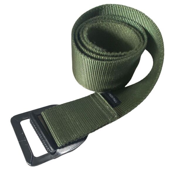 TRU-SPEC Green Nylon Heavy Duty Ranger/Operator Belt M Steel Buckle - Picture 3 of 11